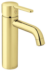 Silhouet Basin Mixer - Medium (Polished Brass PVD)