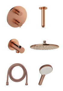 Concealed Silhouet HS2 - Complete concealed shower system (Brushed Copper PVD)